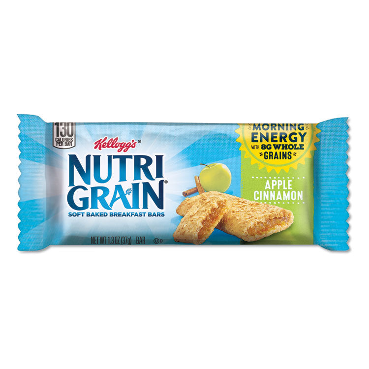 Nutri-Grain Soft Baked Breakfast Bars, Apple-Cinnamon, Indv Wrapped 1.3 Oz Bar, 16/box 1