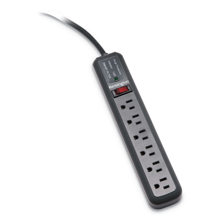 Guardian Surge Protector, 6 AC Outlets, 15 ft Cord, 540 J, Gray 1