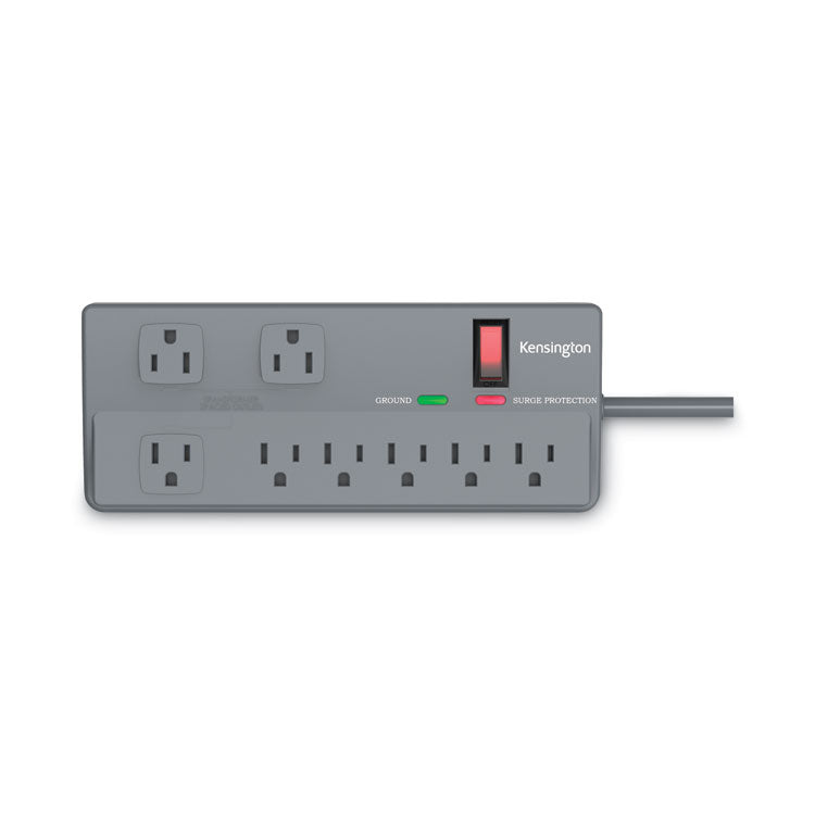 Guardian Premium Surge Protector, 8 AC Outlets, 6 ft Cord, 1,080 J, Gray 4