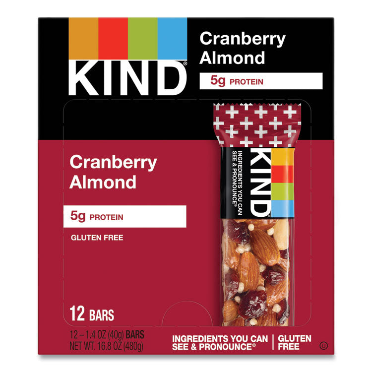 Plus Nutrition Boost Bar, Cranberry Almond And Antioxidants, 1.4 Oz, 12/box 1