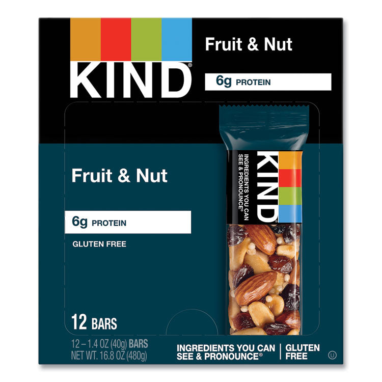 Fruit And Nut Bars, Fruit And Nut Delight, 1.4 Oz, 12/box 1