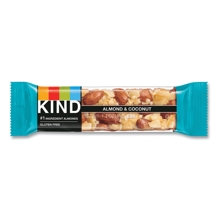 Fruit And Nut Bars, Almond And Coconut, 1.4 Oz, 12/box 2