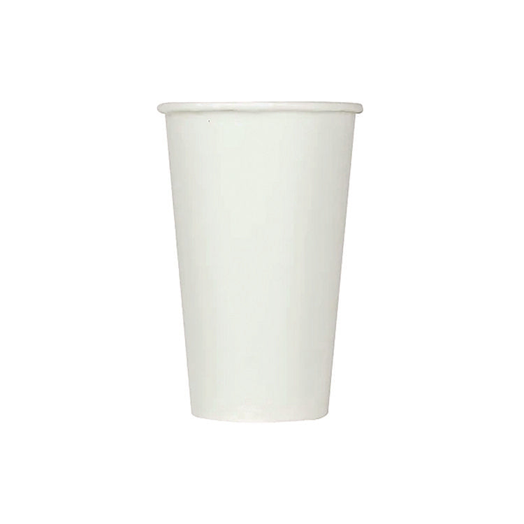 Double Poly Paper Cold Cups, 16 oz, White, 1,000/Carton 2