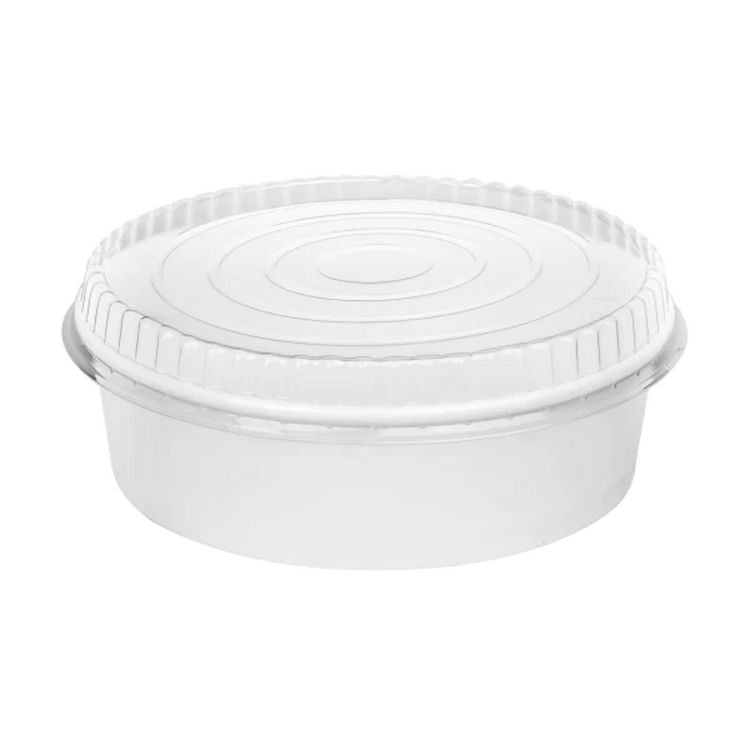 Plastic Lid for Food Bucket, Clear, Plastic, 270/Carton 1