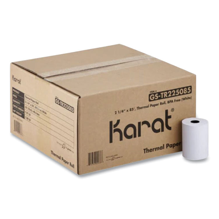 Thermal Paper Rolls, 2.25" x 85 ft, White, 50 Rolls/Carton 1