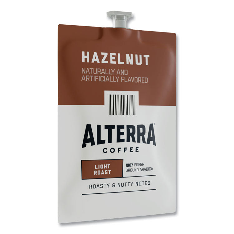 Alterra Hazelnut Coffee Freshpack, Hazelnut, 0.23 oz Pouch, 100/Carton 2