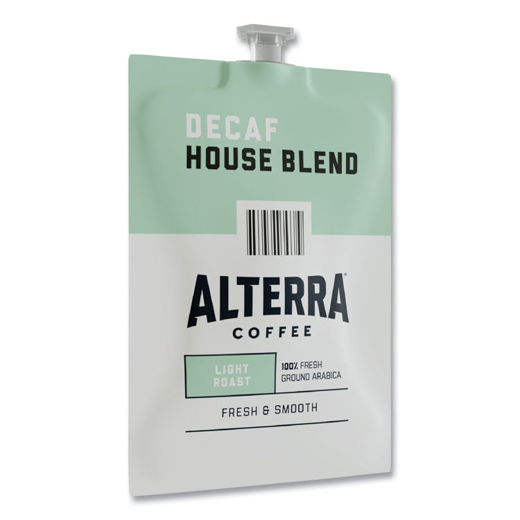 Alterra Decaf House Blend Coffee Freshpack, 0.25 oz Pouch, 100/Carton 2