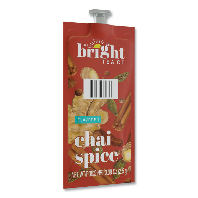 The Bright Tea Co. Chai Spice Black Tea Freshpack, Chai Spice, 0.09 oz Pouch, 100/Carton 2