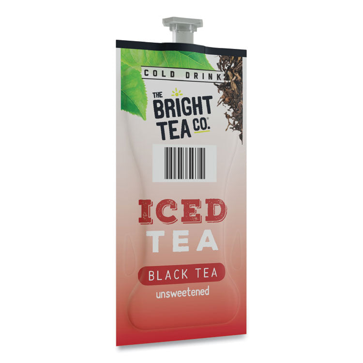 The Bright Tea Co. Unsweetened Iced Black Tea Freshpack, Unsweetened Iced Black, 0.12 oz Pouch, 100/Carton 2