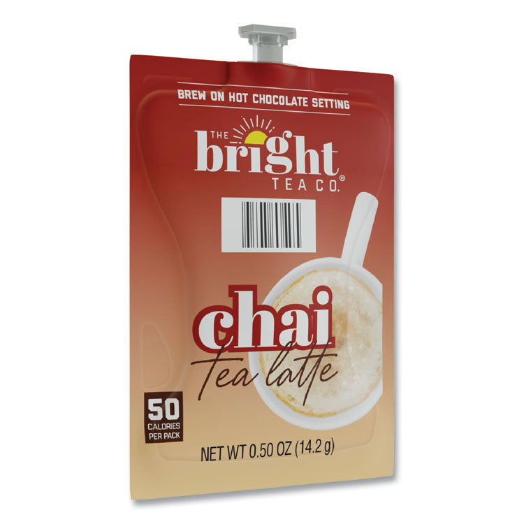 The Bright Tea Co. Chai Tea Latte Freshpack, Chai Latte, 0.5 oz Pouch, 72/Carton 2