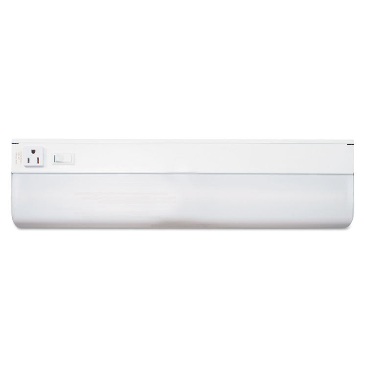 Low-Profile Under-Cabinet LED-Tube Light Fixture with (1) 9 W LED Tube, Steel Housing, 18.25" x 4" x 1.75", White 1