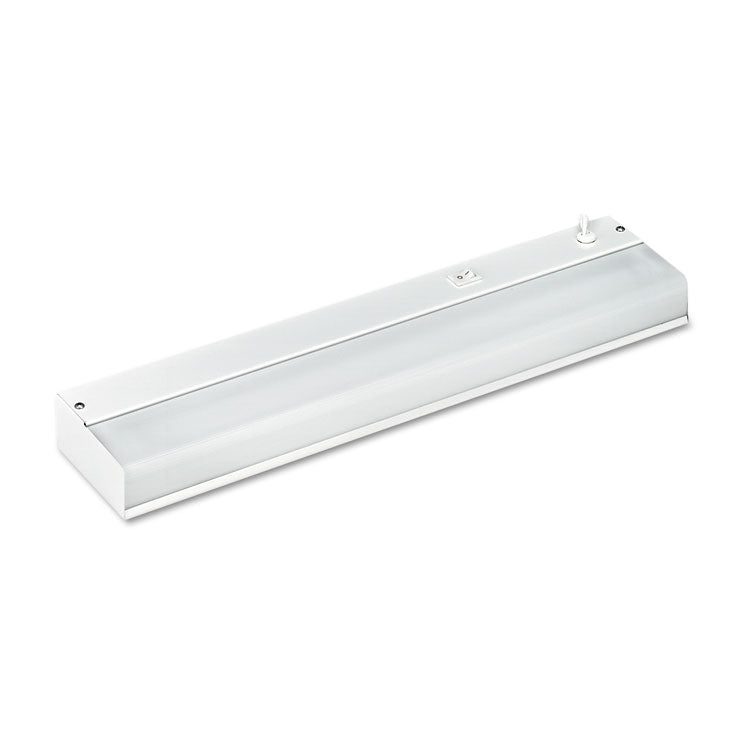 Low-Profile Under-Cabinet LED-Tube Light Fixture with (1) 9 W LED Tube, Steel Housing, 18.25" x 4" x 1.75", White 2