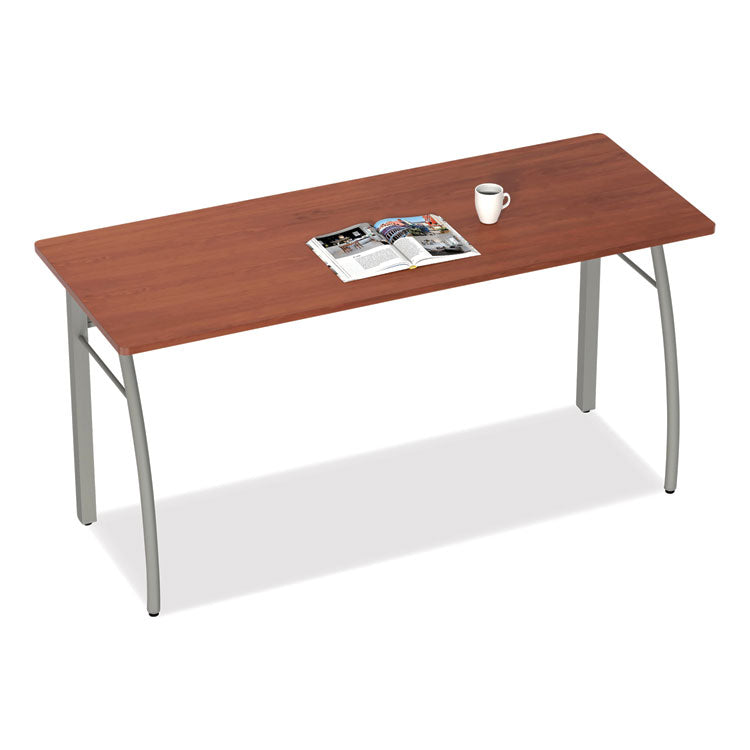 Trento Line Rectangular Desk, 59.13" X 23.63" X 29.5", Cherry 1