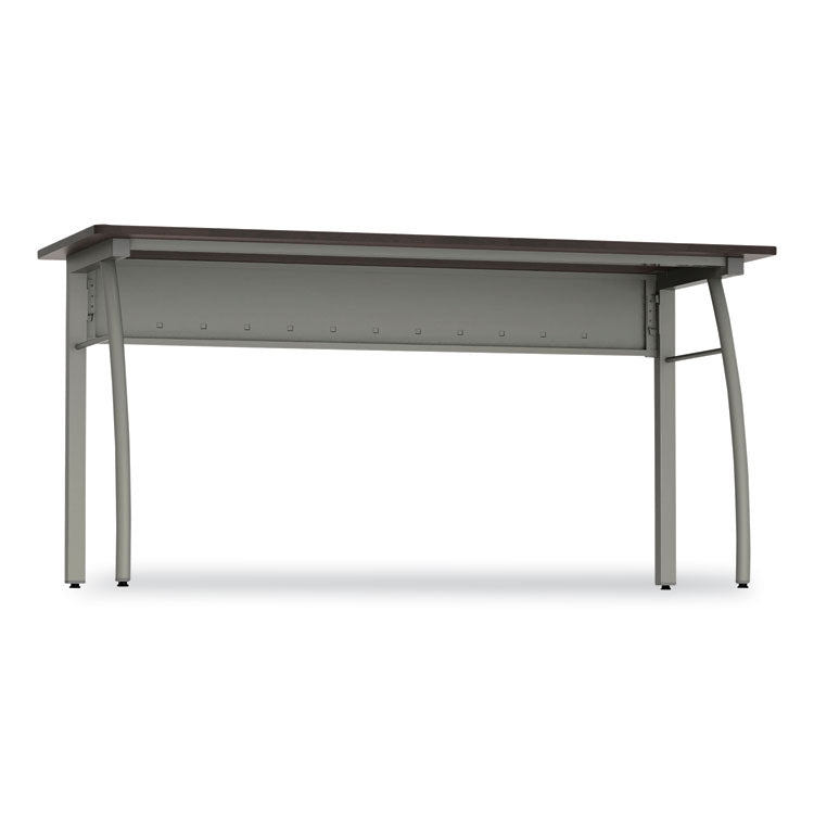 Trento Line Rectangular Desk, 59.13" X 23.63" X 29.5", Mocha 2