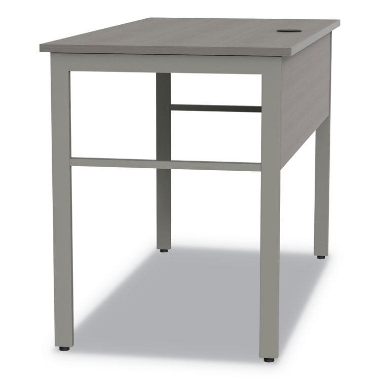 Urban Series Desk Workstation, 47.25" X 23.75" X 29.5", Ash 2