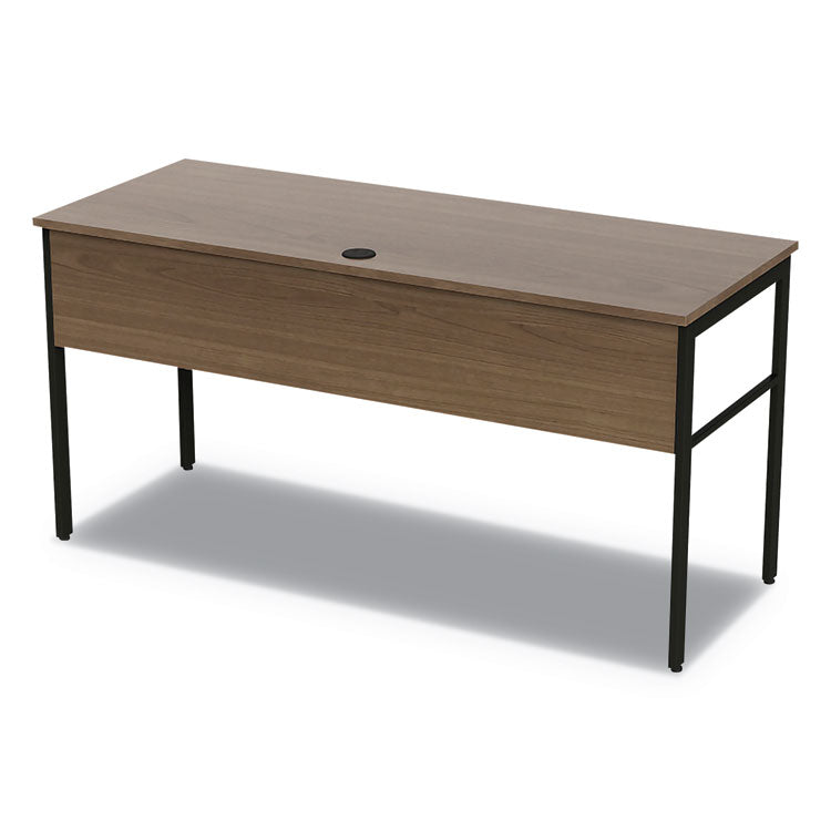 Urban Series Desk Workstation, 59" X 23.75" X 29.5", Natural Walnut 1