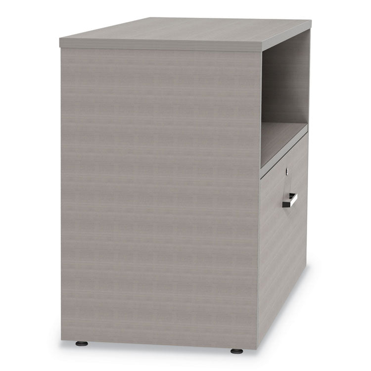 Urban 36" Credenza, Bottom Pedestal, 35.25w X 15.25d X 23.75h, Ash 2