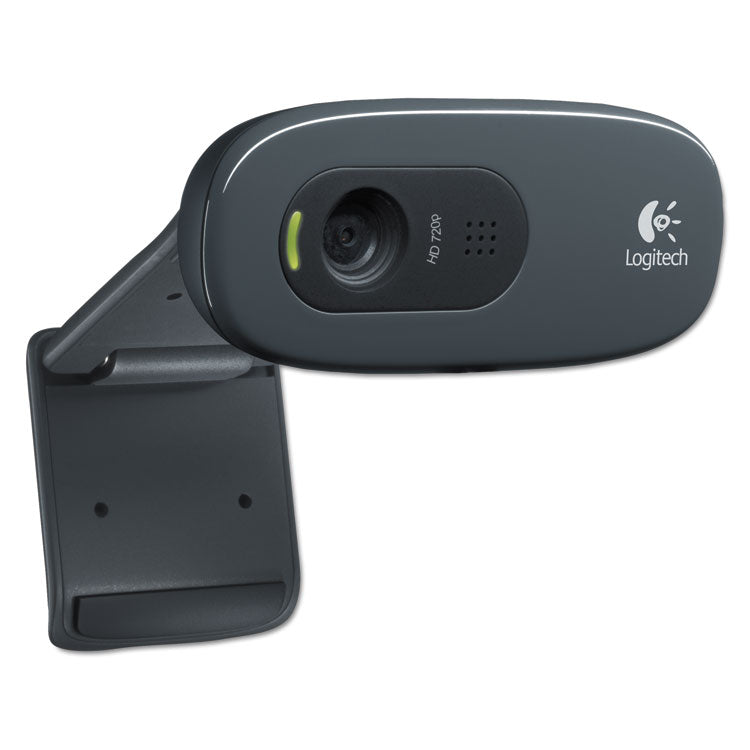 C270 Hd Webcam, 1280 Pixels X 720 Pixels, 1 Mpixel, Black 1