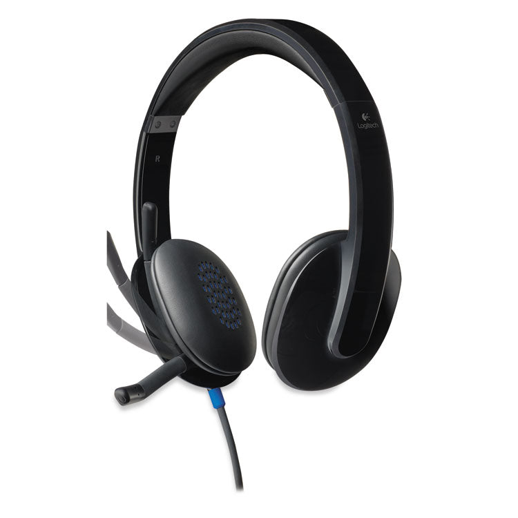 H540 Binaural Over The Head Corded Headset, Black 2