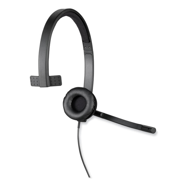 H570e Monaural Over The Head Wired Headset, Black 2