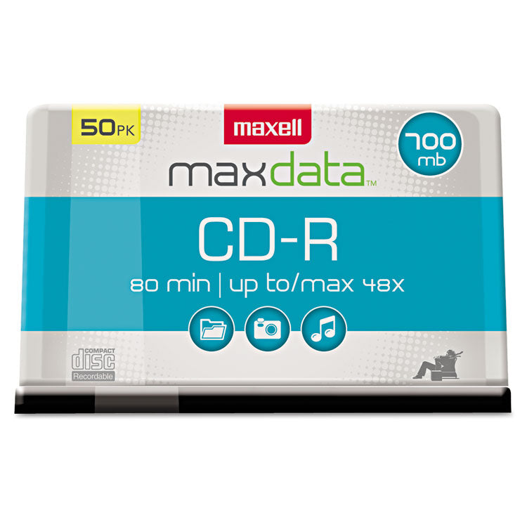 Cd-R Discs, 700 Mb/80 Min, 48x, Spindle, Silver, 50/pack 1