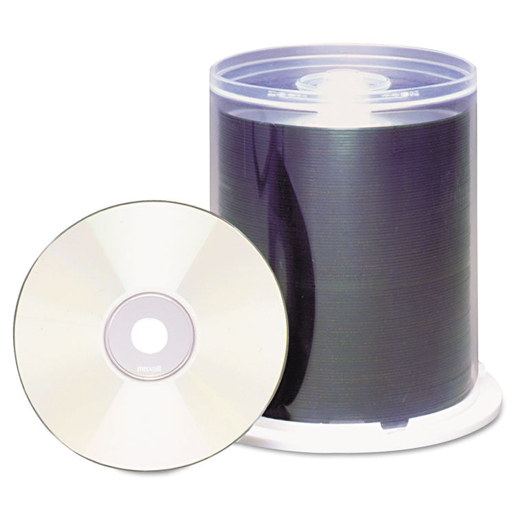 Cd-R Printable Recordable Disc, 700 Mb/80 Min, 48x, Spindle, Matte White, 100/pack 2