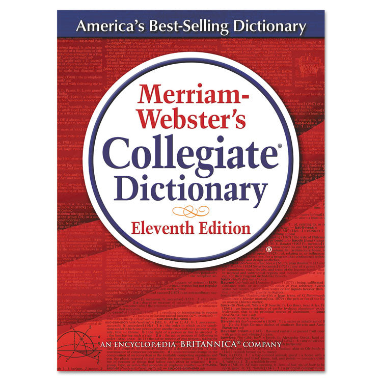 Merriam-Webster's Collegiate Dictionary, 11th Edition, Hardcover, 1,664 Pages 1