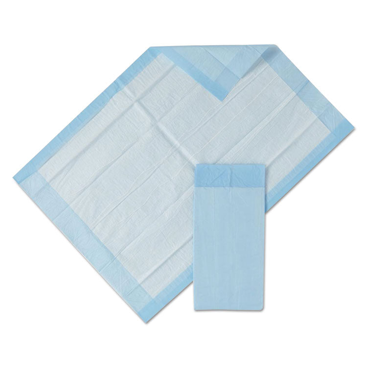 Protection Plus Disposable Underpads, 23" X 36", Blue, 25/bag, 6 Bag/carton 1