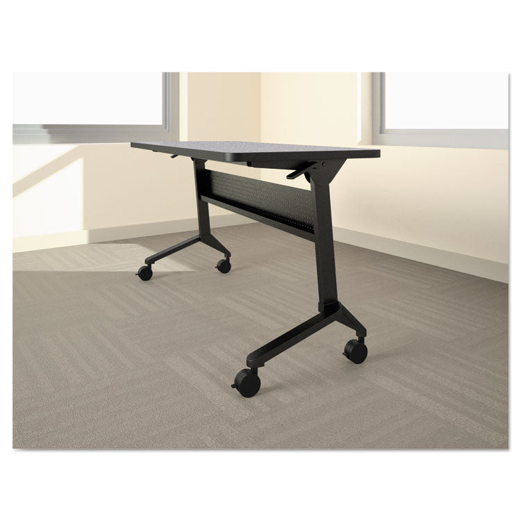 Flip-N-Go Table Base, 46.88w X 21.25d X 27.88h, Black 1