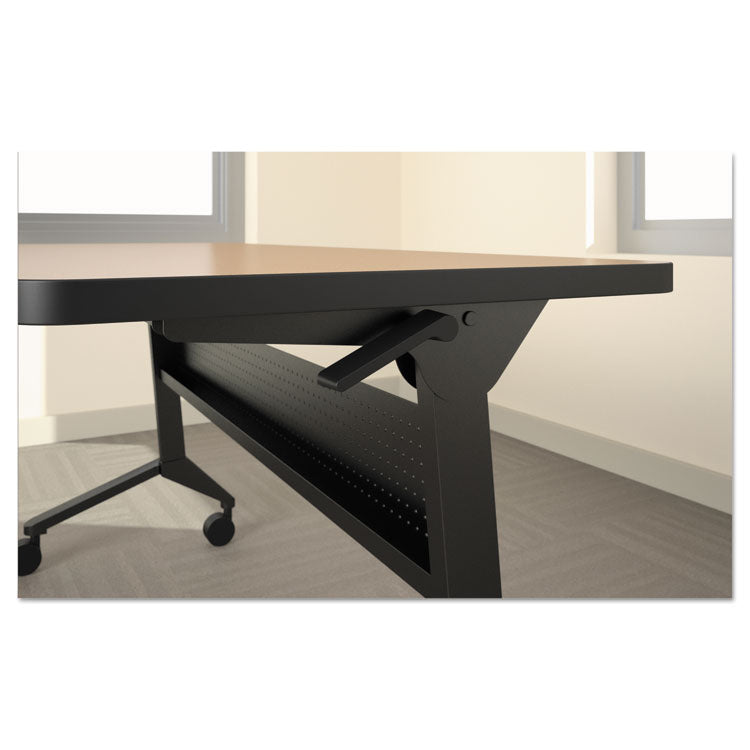 Flip-N-Go Table Base, 46.88w X 21.25d X 27.88h, Black 2