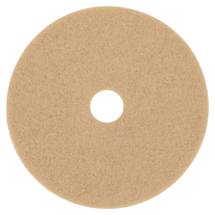 Ultra High-Speed Floor Burnishing Pads 3400, 20" Diameter, Tan, 5/carton 1