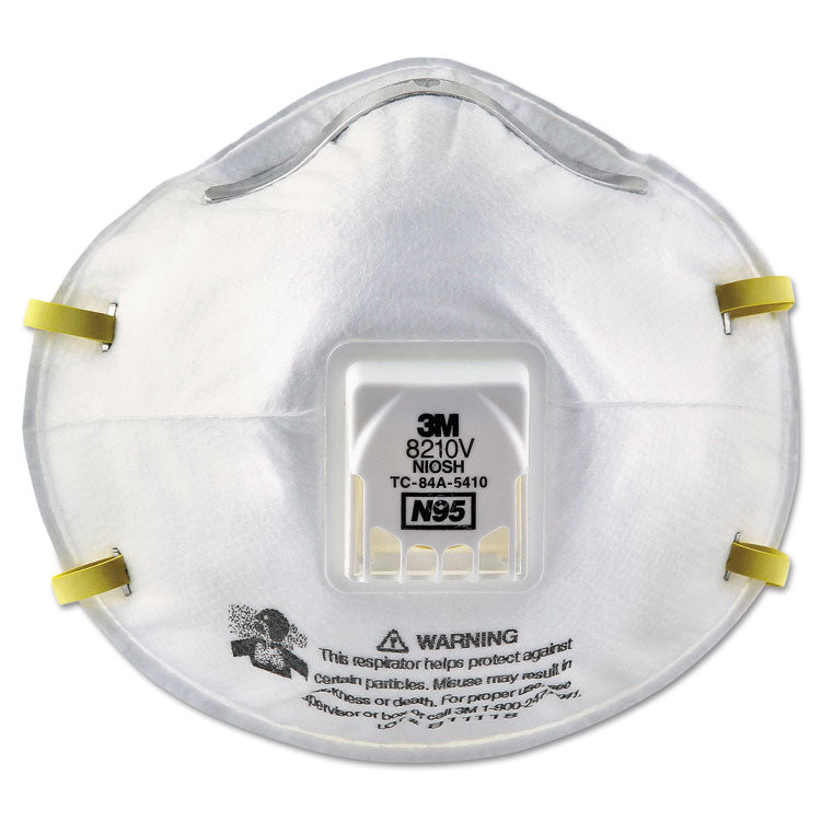 Particulate Respirator 8210V, N95, Cool Flow Valve, Standard Size, 10/Box 1