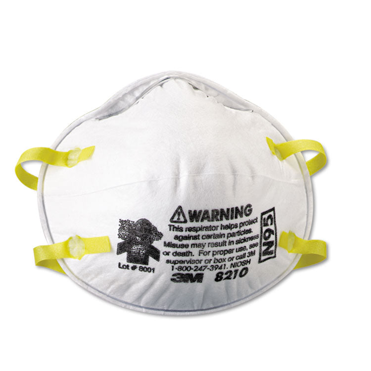 Lightweight Particulate Respirator 8210, N95, Standard Size, 20/Box 1