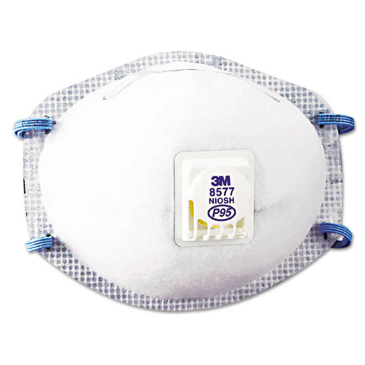 Particulate Respirator 8577, P95, One Size Fits All, 10/Box 1