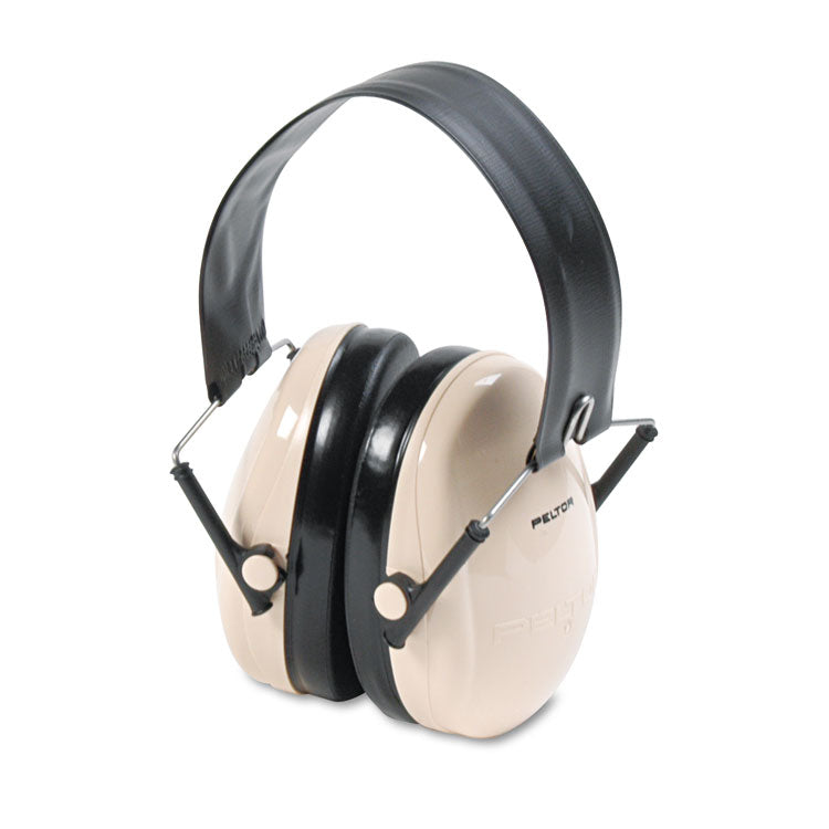 PELTOR OPTIME 95 Low-Profile Folding Ear Muff H6f/V, 21 dB, Beige/Black 2