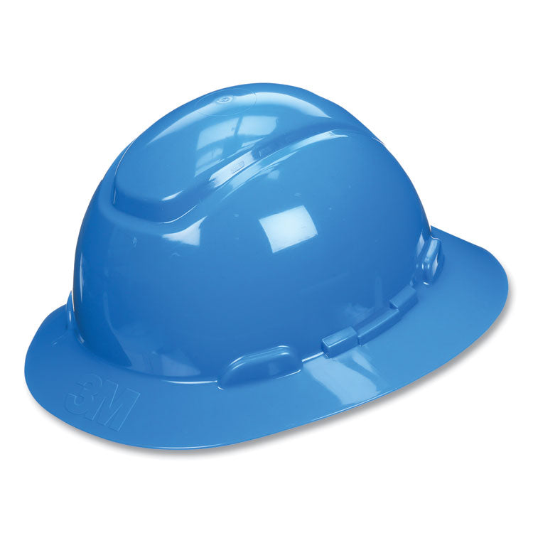 SecureFit H-Series Hard Hats, H-800 Hat with UV Indicator, 4-Point Pressure Diffusion Ratchet Suspension, Blue 3