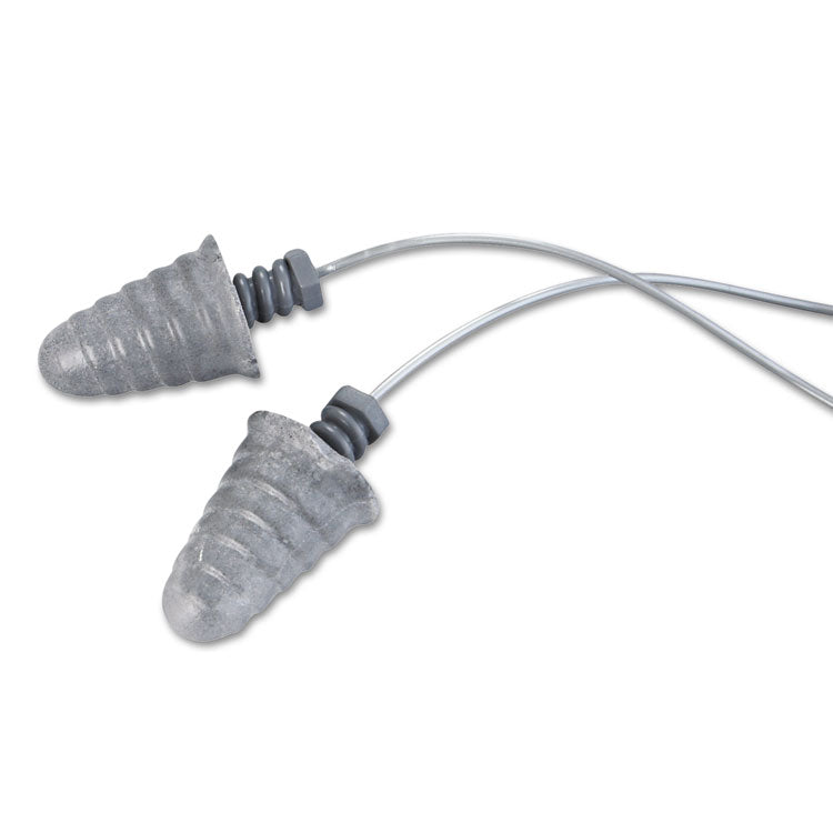 E-A-R Skull Screws Earplugs, Corded, 32 dB NRR, Gray, 120 Pairs 1