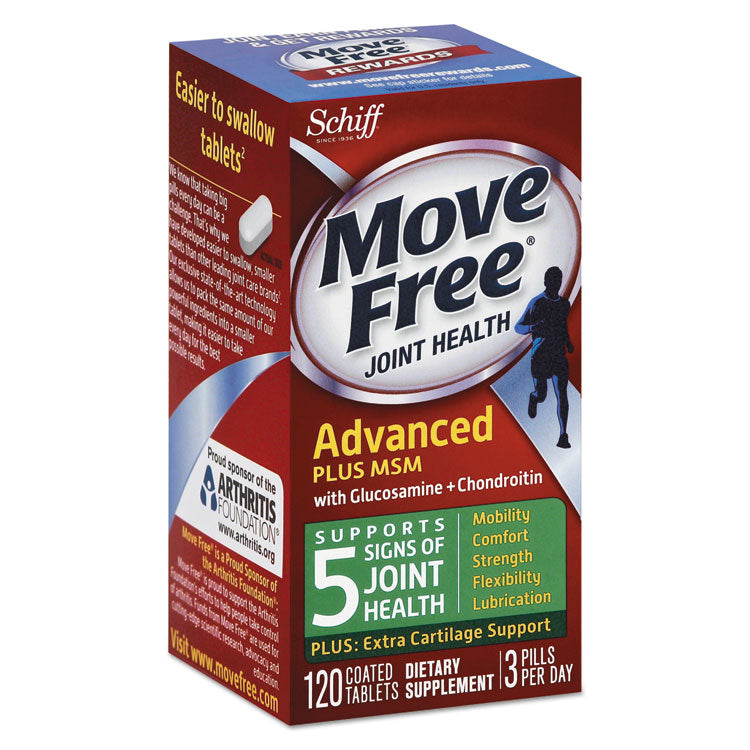 Move Free Advanced Plus Msm Joint Health Tablet, 120 Count 2