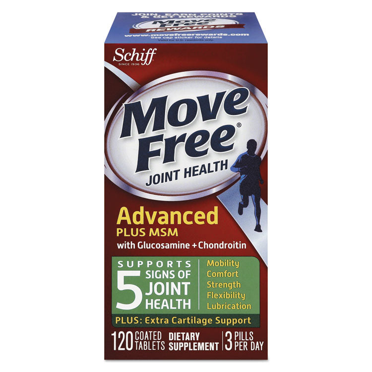 Move Free Advanced Plus Msm Joint Health Tablet, 120 Count 1