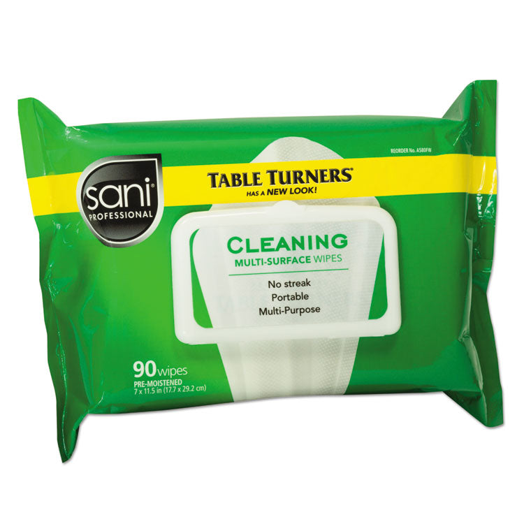 Multi-Surface Cleaning Wipes, 1-Ply, 11.5 x 7, Fresh Scent, White, 90 Wipes/Pack, 12 Packs/Carton 1