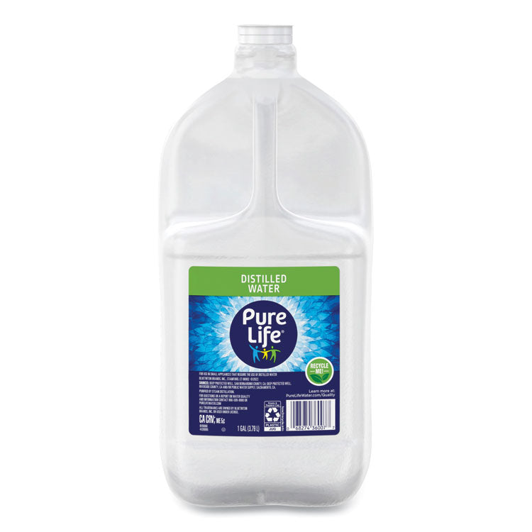 Pure Life Distilled Water, 1 gal Bottle, 6/Carton, 36 Cartons/Pallet 1