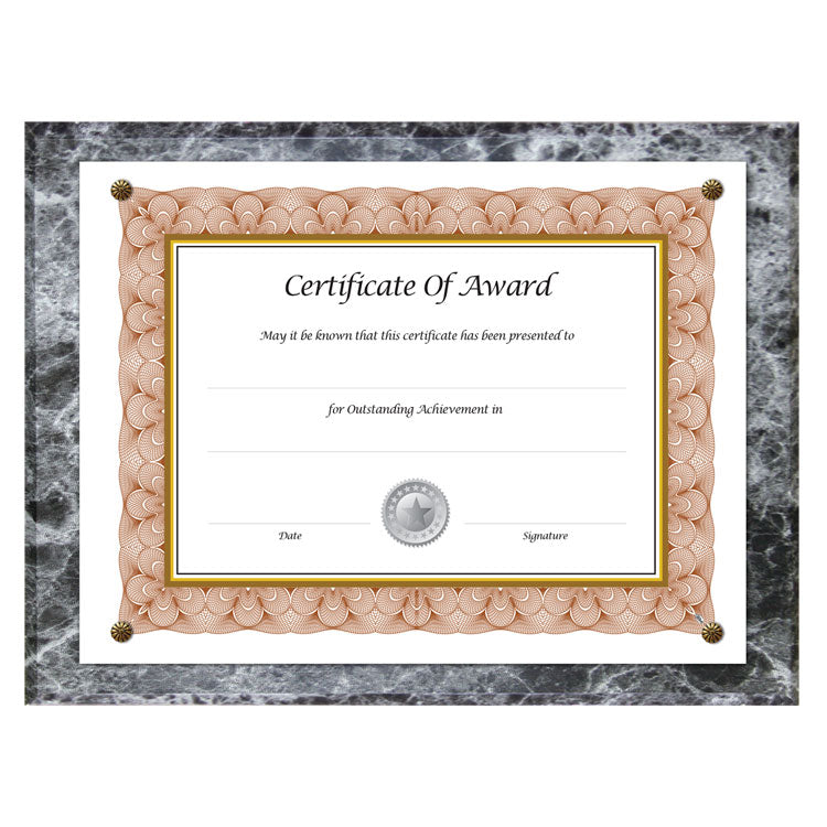 Award-A-Plaque Document Holder, Acrylic/Plastic, 10.5 x 13, Black 1