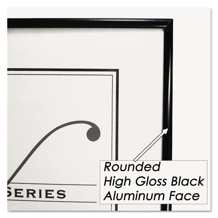 Metal Poster Frame, Plastic Face, 18 X 24, Black 3