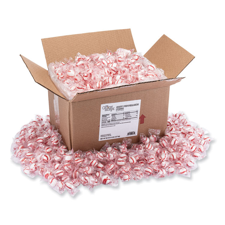 Candy Assortments, Peppermint Puffs Candy, 5 lb Carton 2