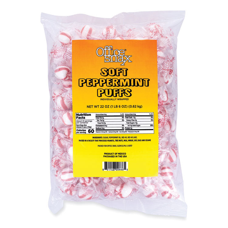 Candy Assortments, Soft Peppermint Puffs, 22 oz Bag 1