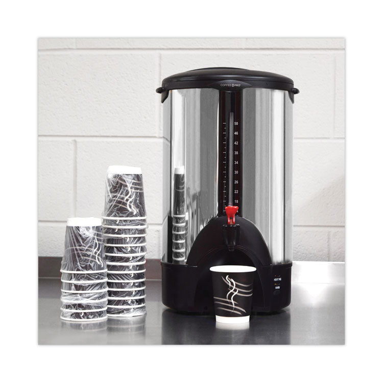 50-Cup Percolating Urn, Stainless Steel 4