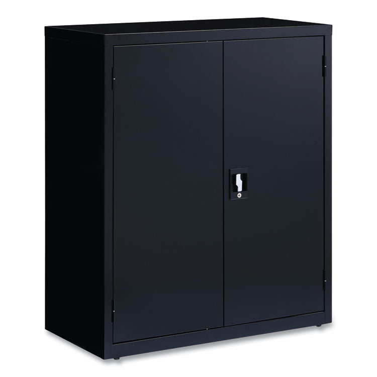 Fully Assembled Storage Cabinets, 3 Shelves, 36" x 18" x 42", Black 2