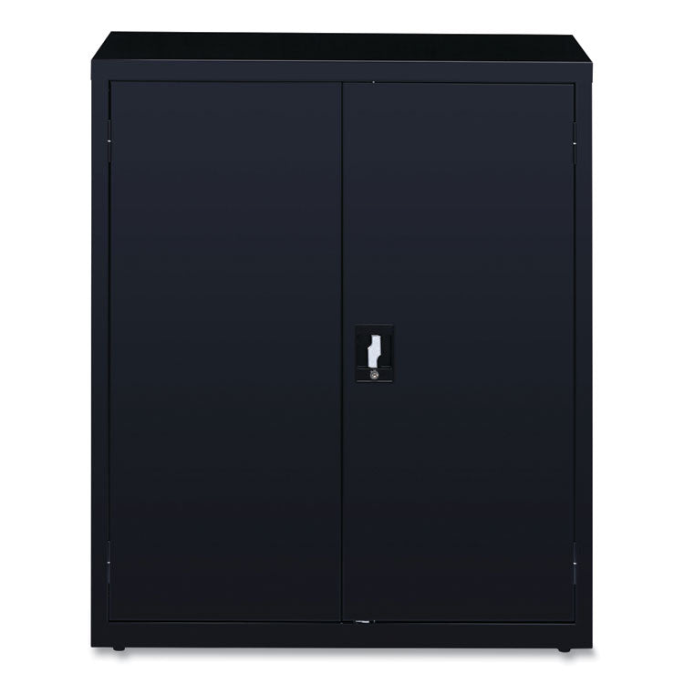 Fully Assembled Storage Cabinets, 3 Shelves, 36" x 18" x 42", Black 1