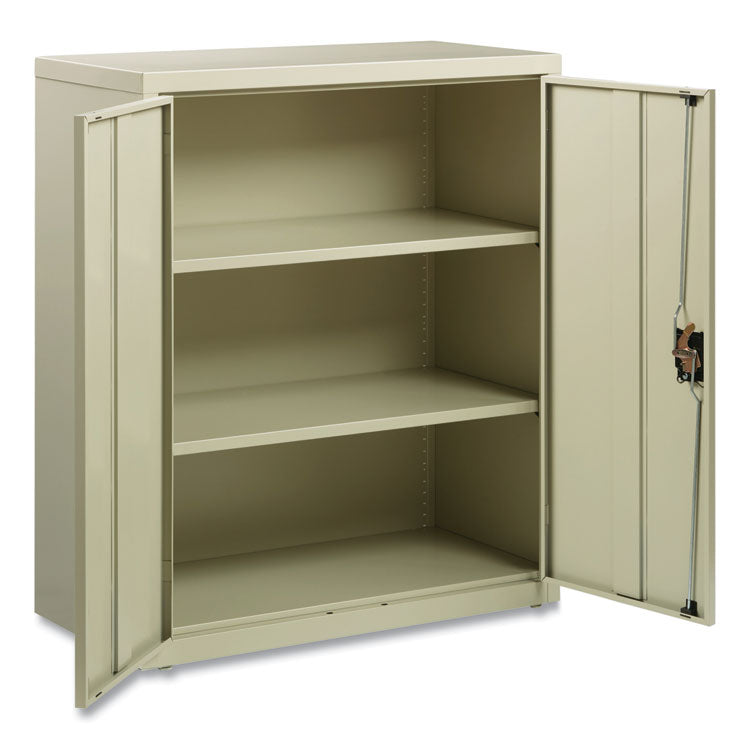 Fully Assembled Storage Cabinets, 3 Shelves, 36" x 18" x 42", Putty 2