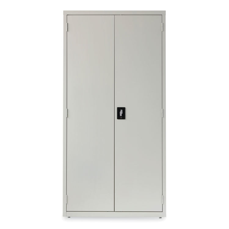 Fully Assembled Storage Cabinets, 5 Shelves, 36" x 18" x 72", Light Gray 1